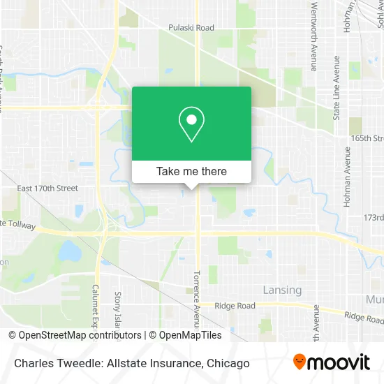 Charles Tweedle: Allstate Insurance map
