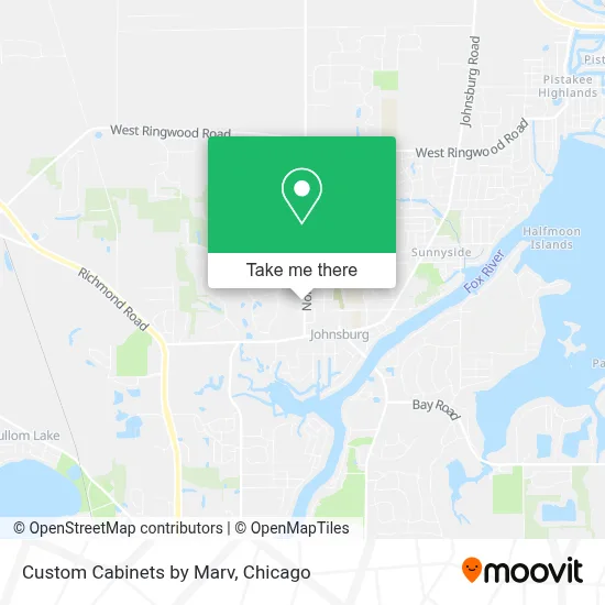 Custom Cabinets by Marv map