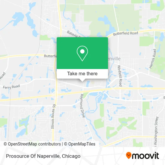 Prosource Of Naperville map