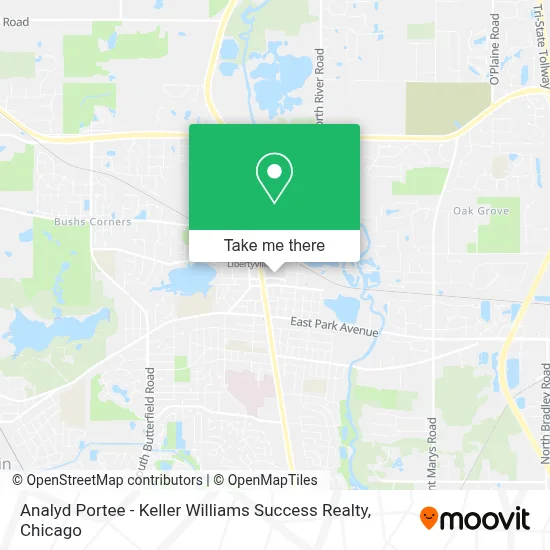 Analyd Portee - Keller Williams Success Realty map