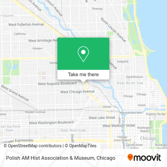 Polish AM Hist Association & Museum map