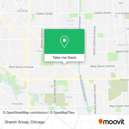 Shanin Group map