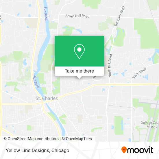 Yellow Line Designs map