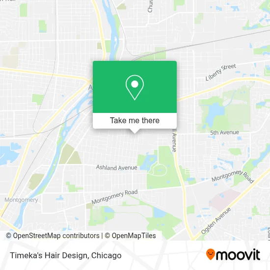 Timeka's Hair Design map