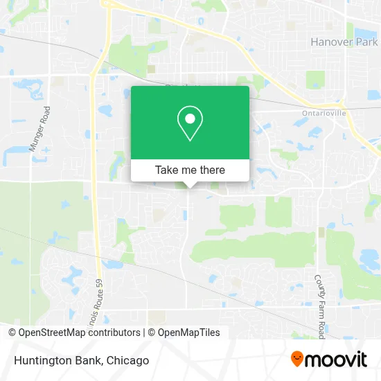 Huntington Bank map