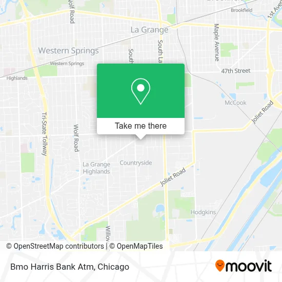 Bmo Harris Bank Atm map