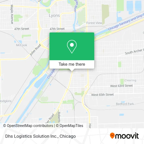 Dhs Logistics Solution Inc. map