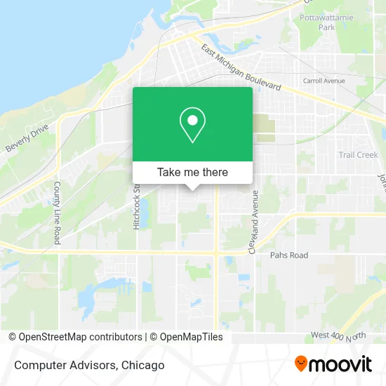 Computer Advisors map