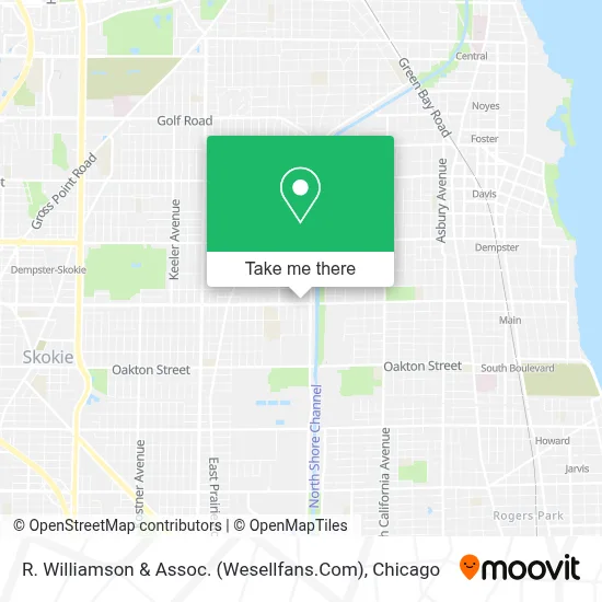 R. Williamson & Assoc. (Wesellfans.Com) map