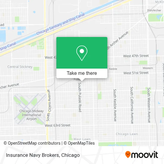 Insurance Navy Brokers map