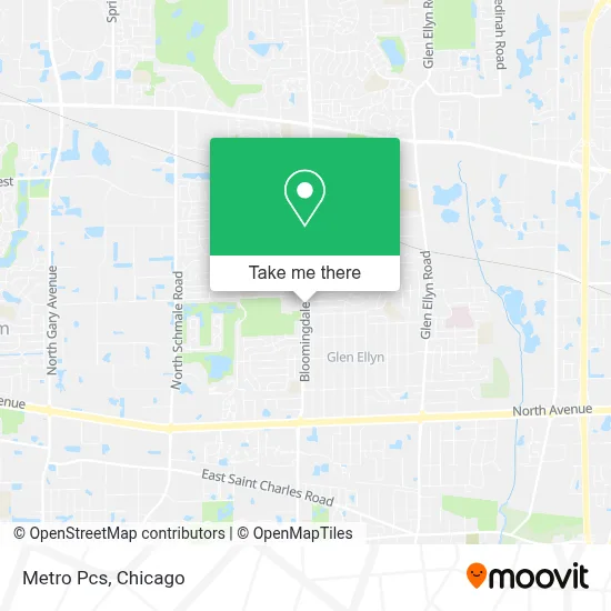 Metro Pcs map