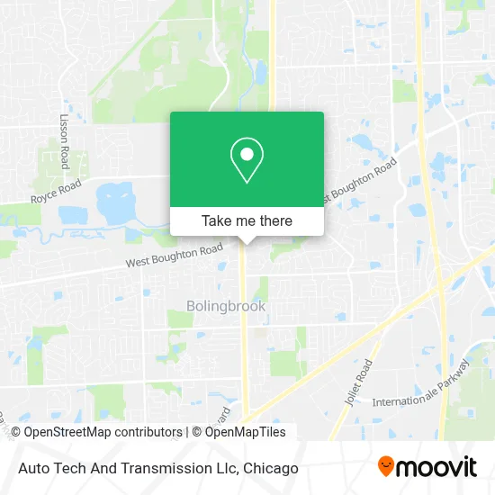 Auto Tech And Transmission Llc map
