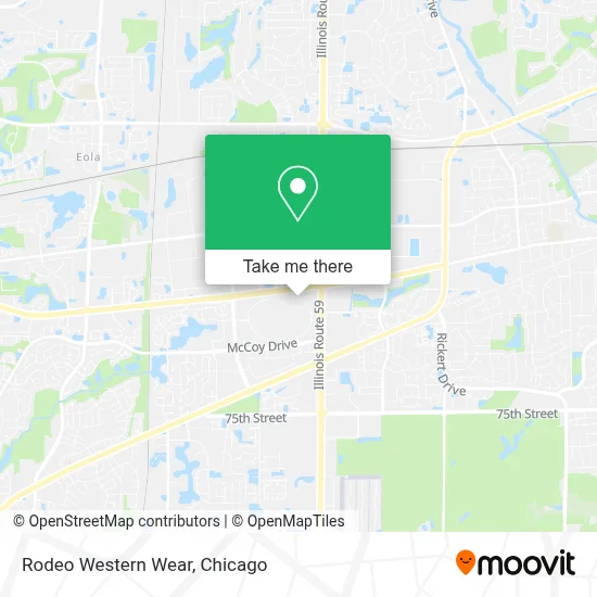 Rodeo Western Wear map