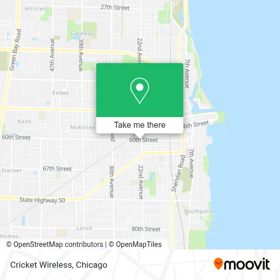 Cricket Wireless map