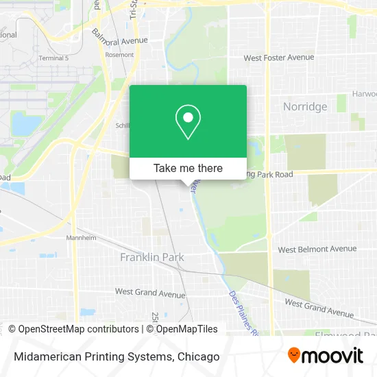 Midamerican Printing Systems map