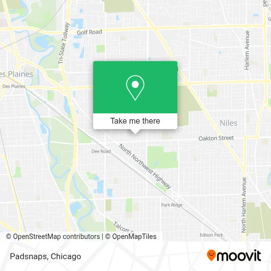 Padsnaps map