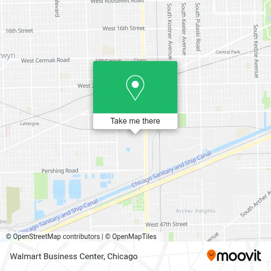Walmart Business Center map