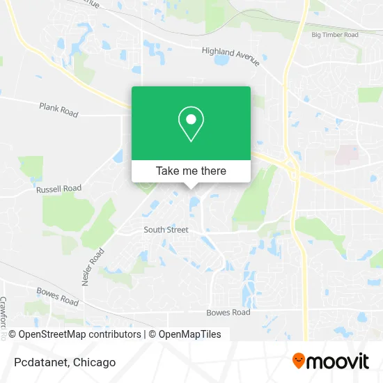 Pcdatanet map
