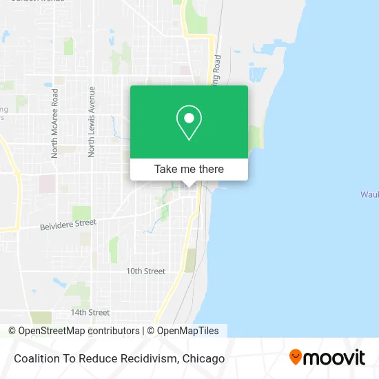 Coalition To Reduce Recidivism map