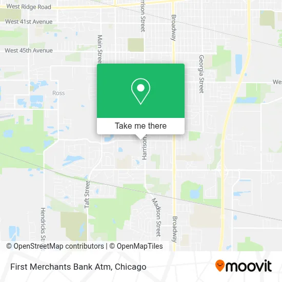 First Merchants Bank Atm map