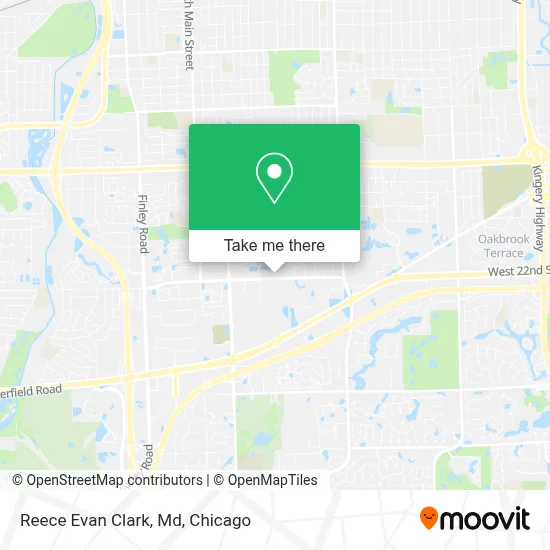 Reece Evan Clark, Md map