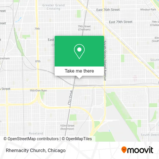 Rhemacity Church map
