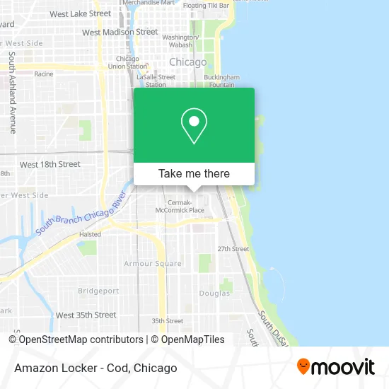 Amazon Locker - Cod map
