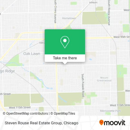 Steven Rouse Real Estate Group map