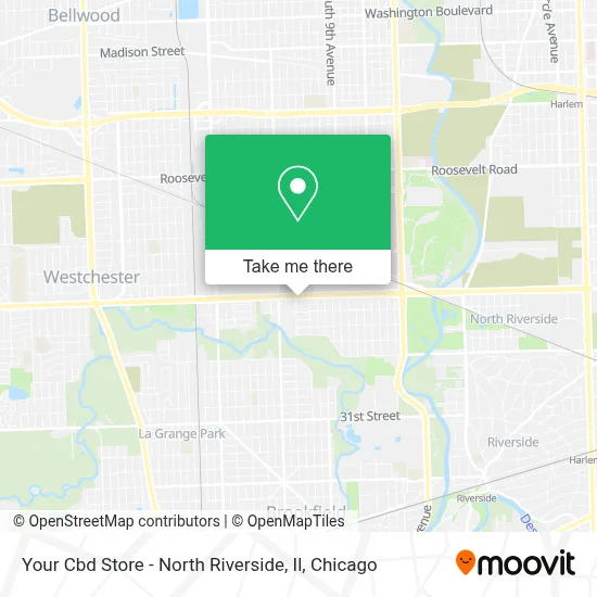 Your Cbd Store - North Riverside, Il map