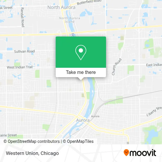 Western Union map