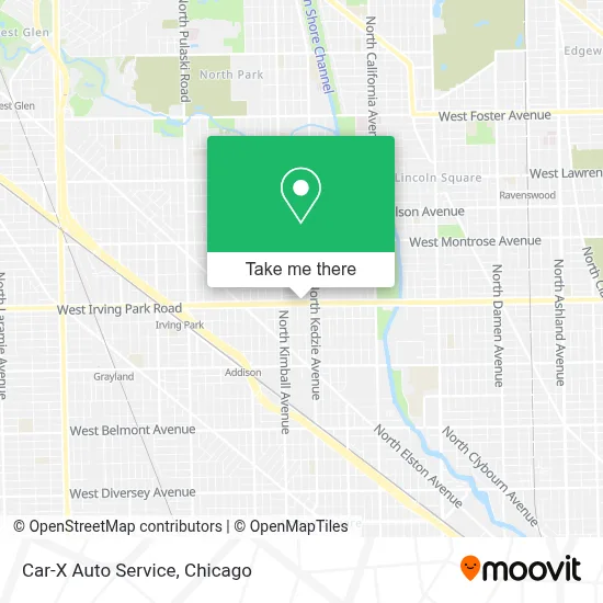 Car-X Auto Service map