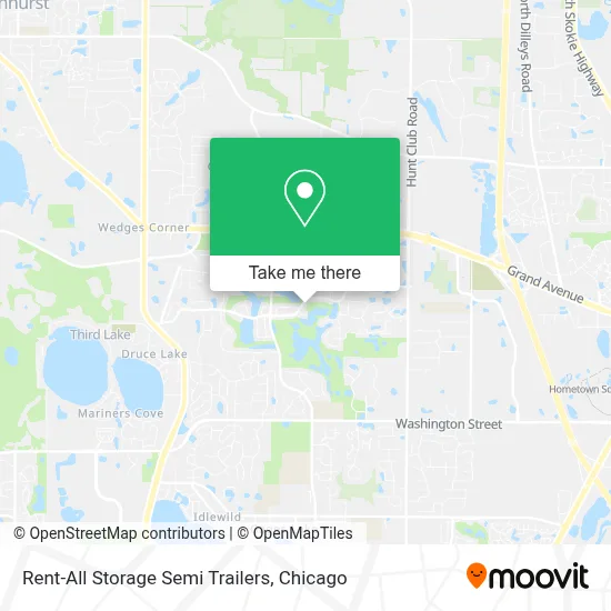 Rent-All Storage Semi Trailers map