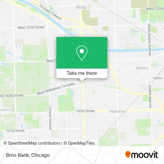 Bmo Bank map