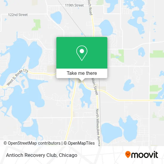 Antioch Recovery Club map