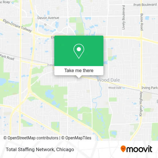 Total Staffing Network map