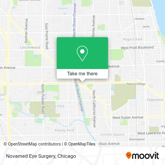Novamed Eye Surgery map