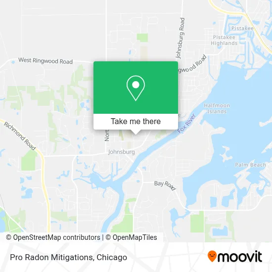 Pro Radon Mitigations map