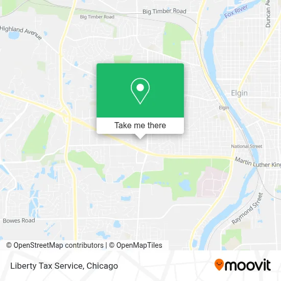 Liberty Tax Service map