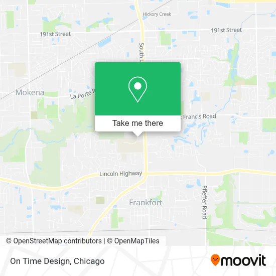 On Time Design map