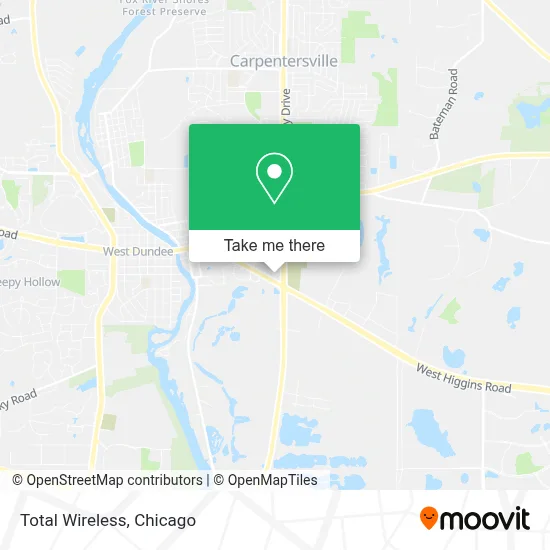 Total Wireless map