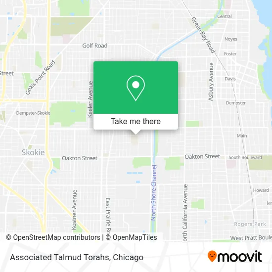 Associated Talmud Torahs map