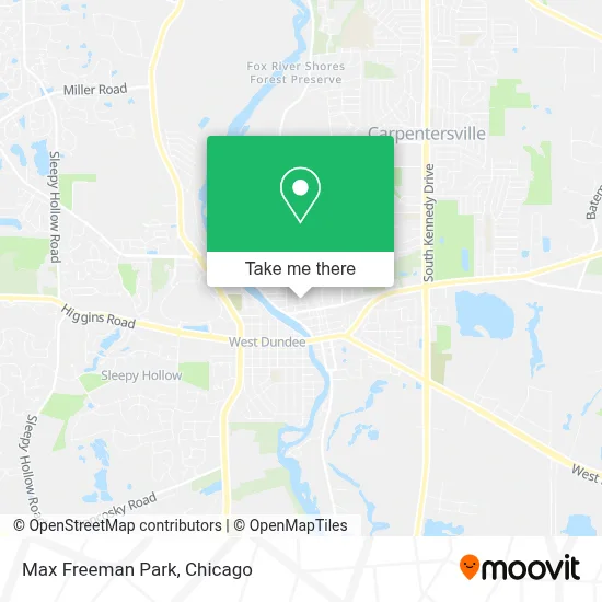Max Freeman Park map
