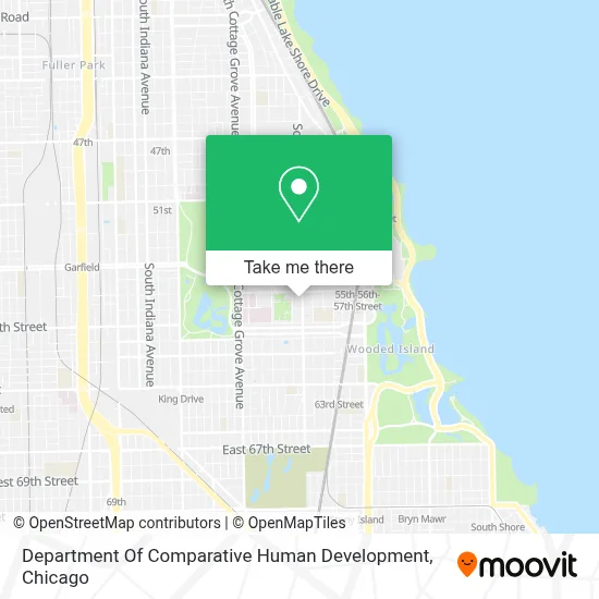 Department Of Comparative Human Development map