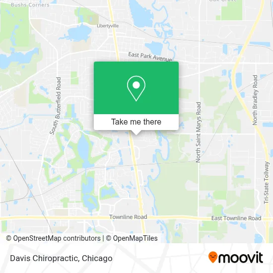 Davis Chiropractic map