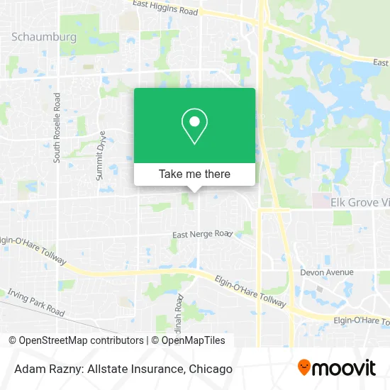 Adam Razny: Allstate Insurance map