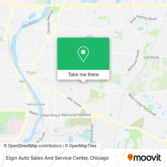 Elgin Auto Sales And Service Center map