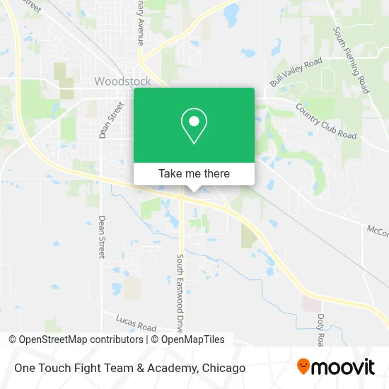 One Touch Fight Team & Academy map
