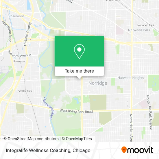 Integralife Wellness Coaching map