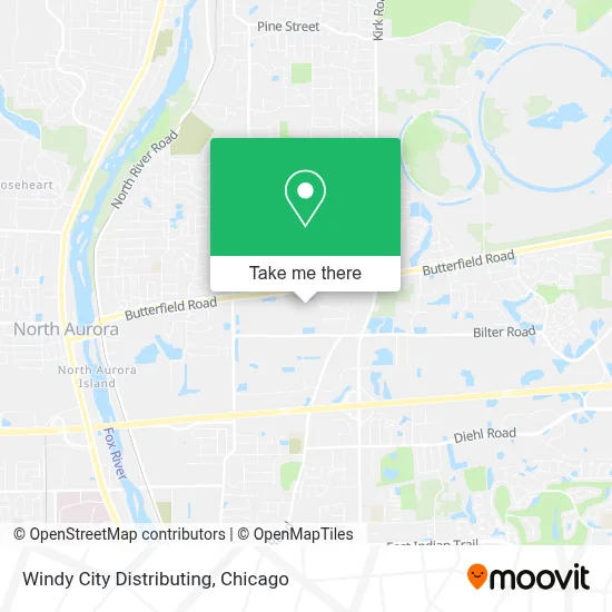 Windy City Distributing map