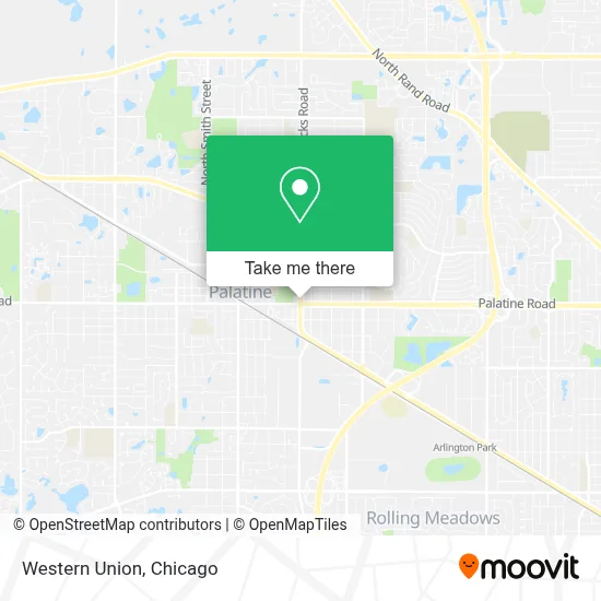 Western Union map